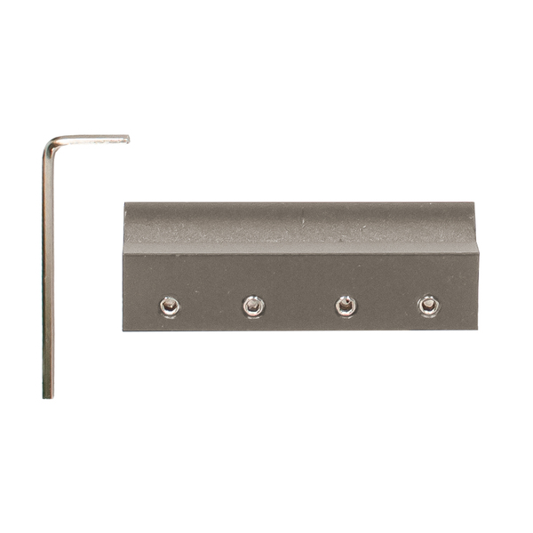 Meadow Lane Satin Nickel Rail Connector for Ladder Rail EG.41.02